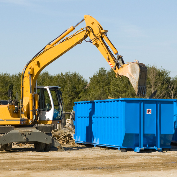 what are the rental fees for a residential dumpster in Earle